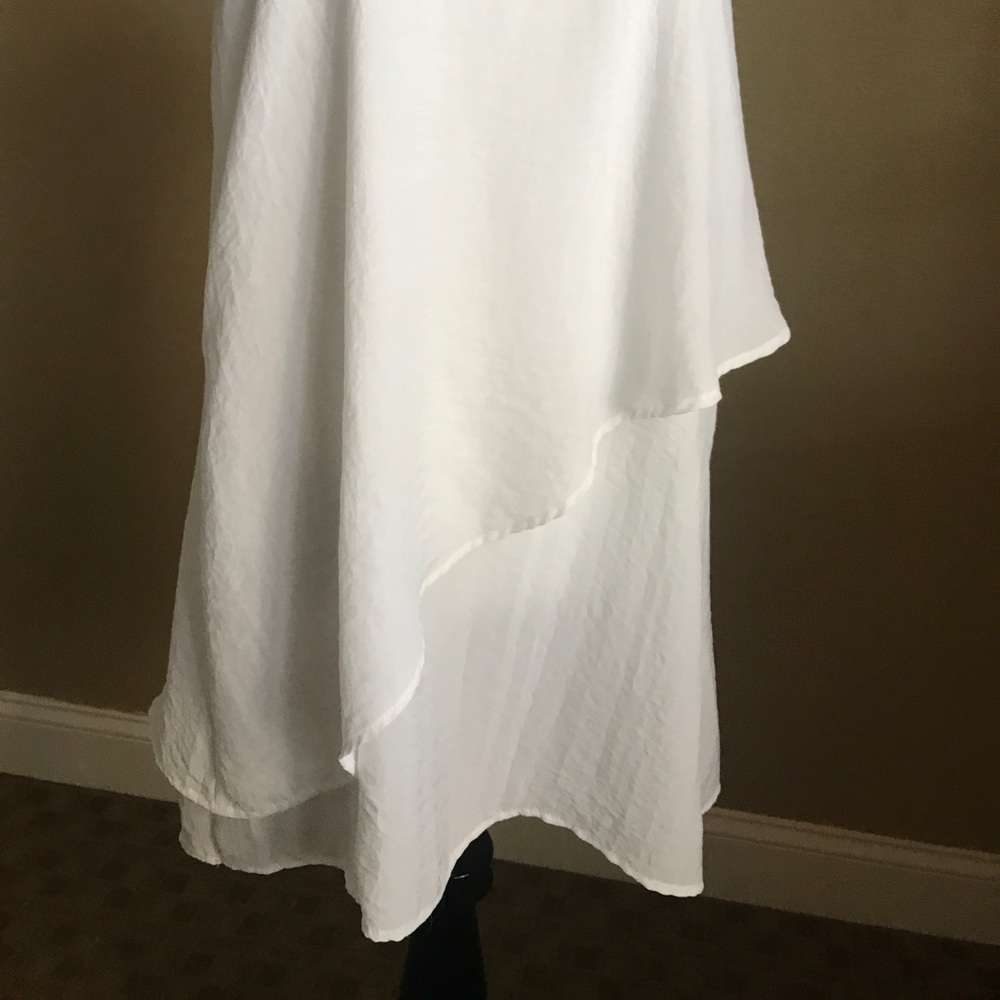 White Racerback Dress - Picture 4 of 6